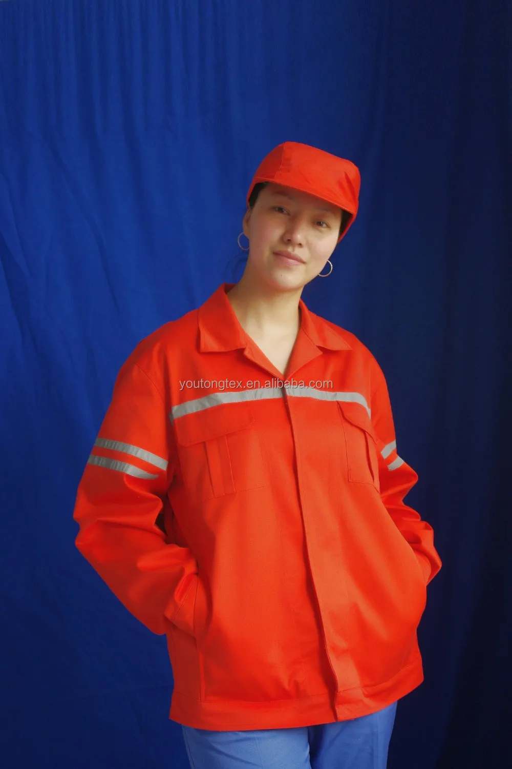 Flame retardant fireproof anti-static anti acid alkali waterproof workwear uniform