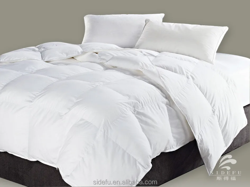 Hotel Textile Luxury Wholesale White Edredones Hotel Duck Down Duvet