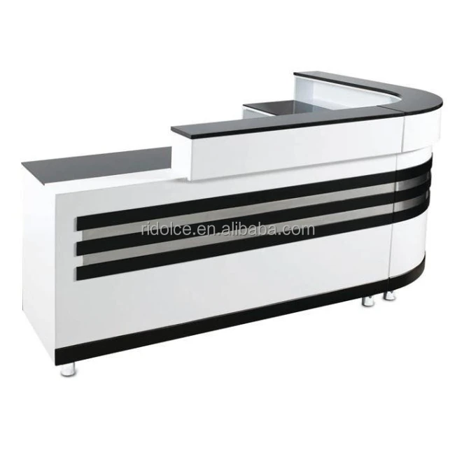 F-CT01A маникюрный салон ресепшн стол из цельного дерева ножки для офисного стола дизайн салона красоты стол