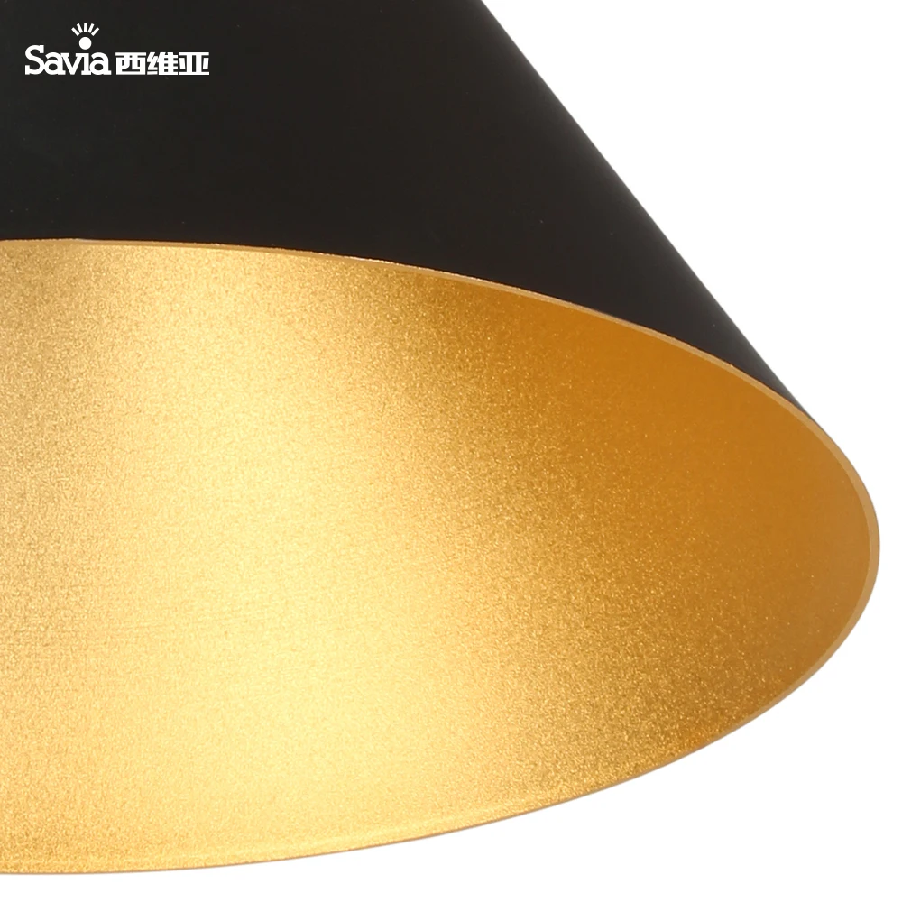 Savia modern indoor LED pendant lights aluminum ceiling hanging lamp 24W LED room ceiling hanging drop lamp for dining room