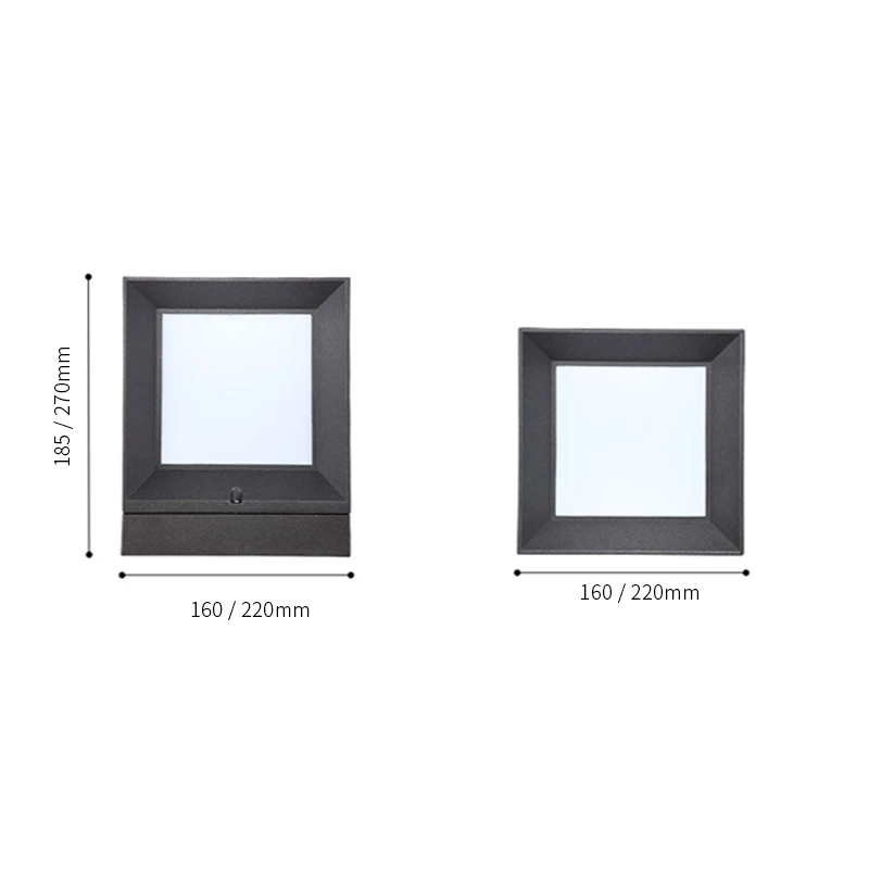 
led bulkhead light fitting waterproof outdoor wall lamp with E27 lampholder 