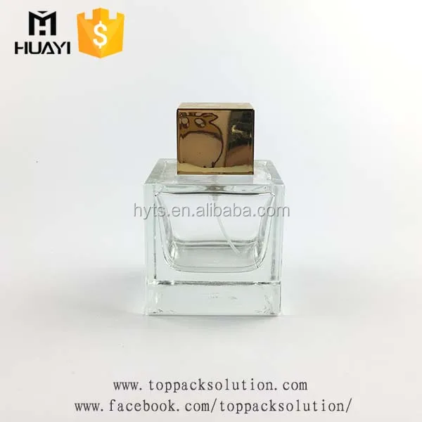 wholesale empty square pretty glass perfume bottles dubai