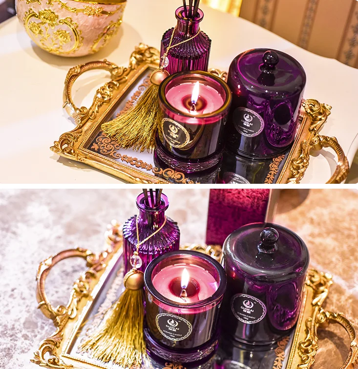 
Home fragrance reed diffuser scented candle sets 