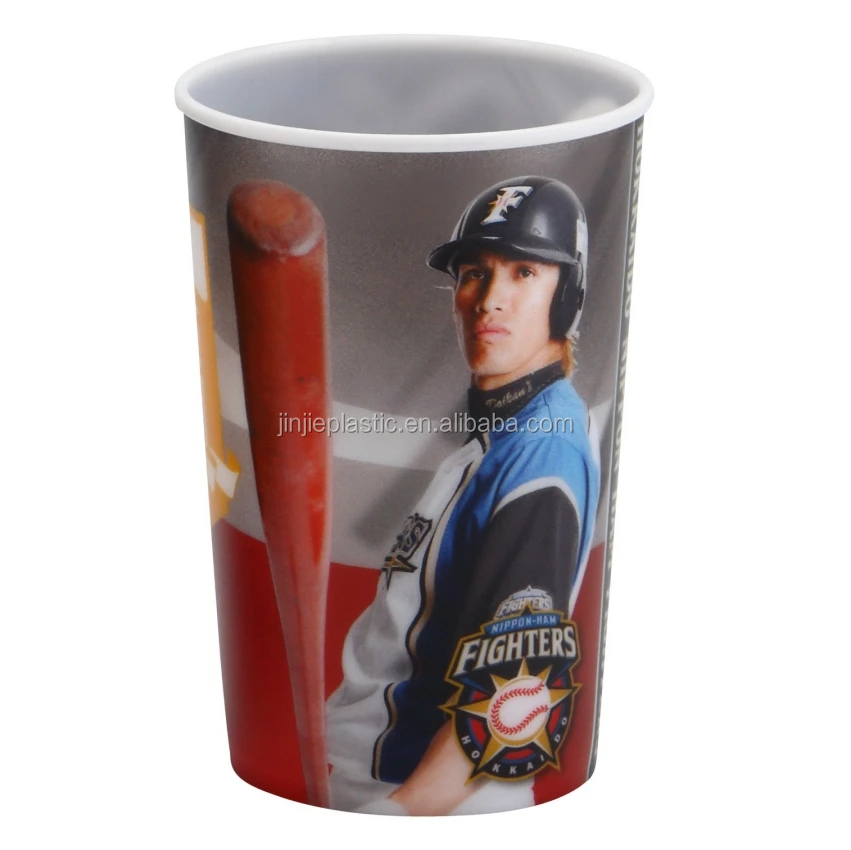GJ-115-6, Taizhou,Jinjie, 2018 hot selling products, PP material 3d lenticular plastic cup with full colour printing