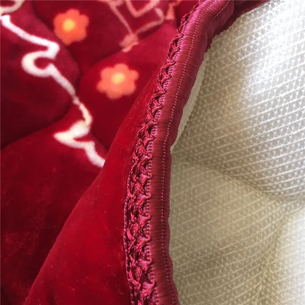 
Anti-slip foam inside cheap printed thick rugs online foldable prayer mat import carpet from china red patterned 