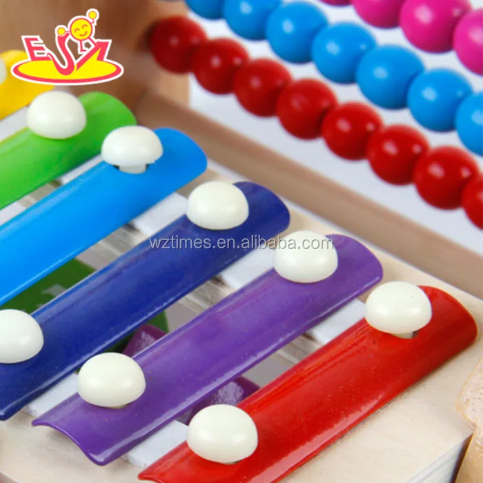 2023 wholesale animal shape wooden bead maze toy for baby W11B121
