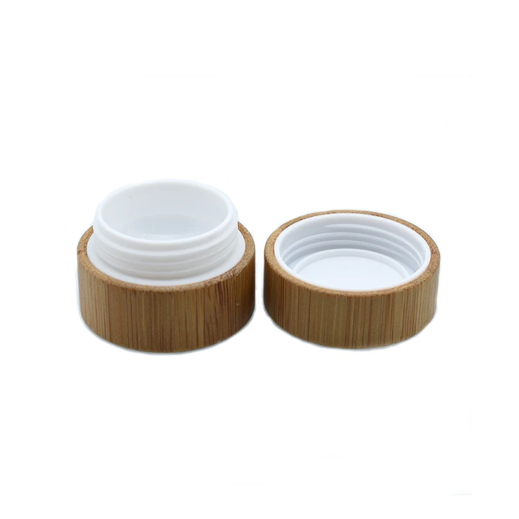 high quantity 5g 10g 15g 20g 30g 50g 100g 150g bamboo cosmetic container jar 200g wooden cosmetic jar 250g wood bamboo cream jar