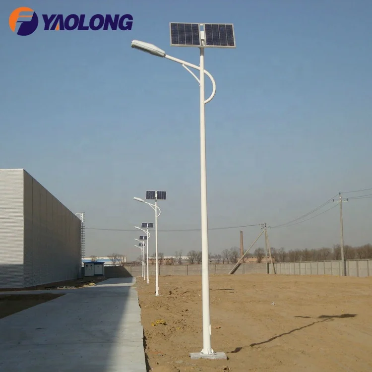 Hot Sale Yaolong Stainless Steel Outdoor Lamp Pole Hot Dipped Galvanized Solar Lamp Pole