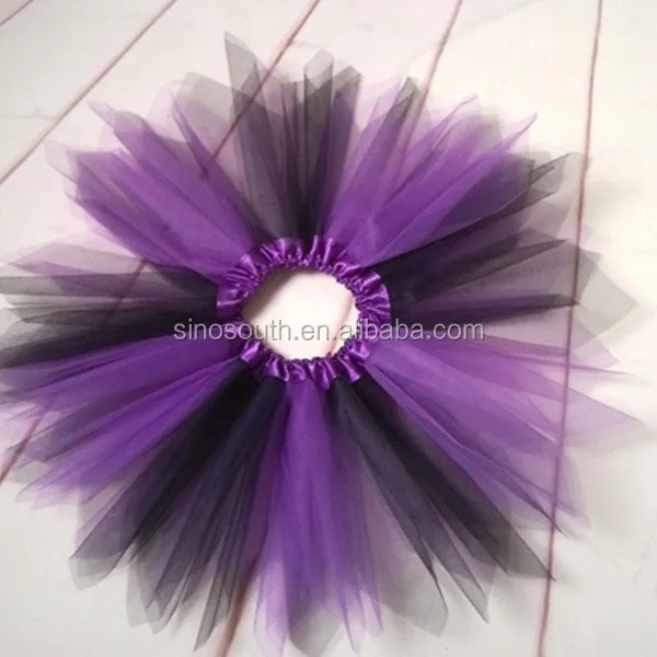 2014 kids halloween orange black costumes tutu skirt for kids