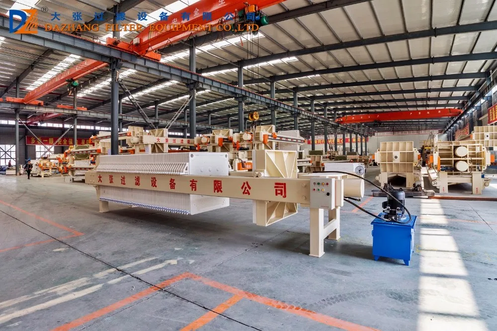 Carton Box Plant Print Ink Waste Water Treatment Filter Press Machine Filtration Factory