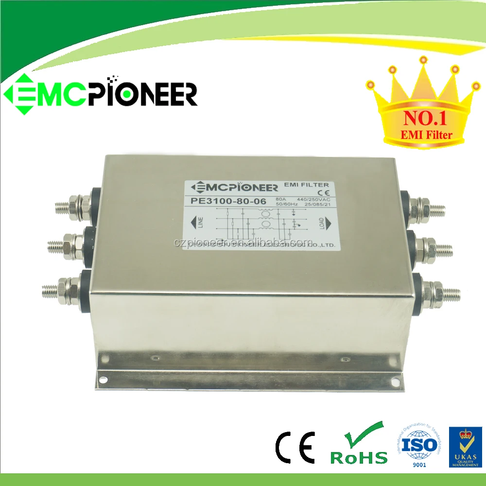 3 фаза EMI линии мощности шума