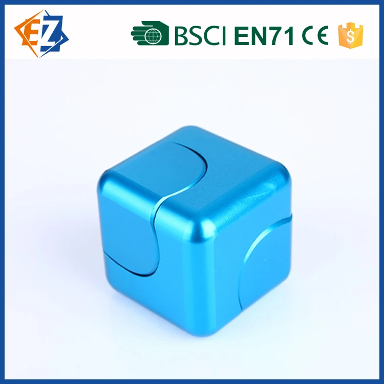 Aluminum Alloy Colourful Finger Square Gyro