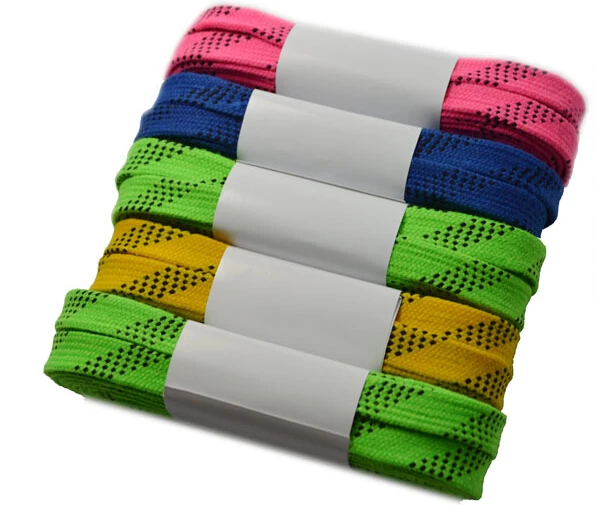 Adult Men Women Kids Ice Hockey Skates Shoe Flat waxed Laces for Sports Roller Derby Skates