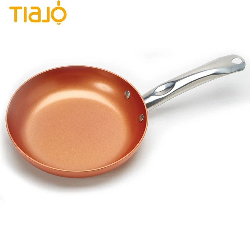 Factory Hot Sale Aluminum 10 inch Copper Cookware  Nonstick Ceramic CoatingFrying Pan