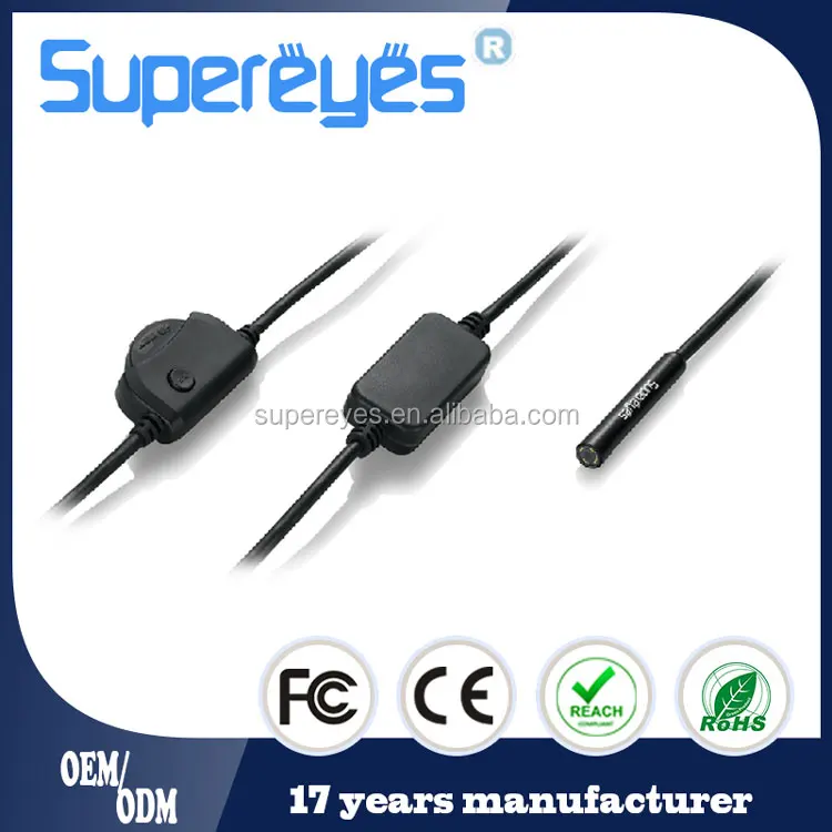 Hot selling 7mm waterproof usb digital electronic flexible borescope endoscope inspection camera with 2m 5m 7m 10m 15m tube