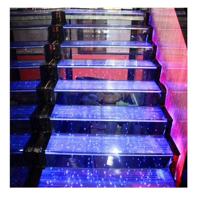 KAHO Modern Special Tempered Led Light Glass Stair Price