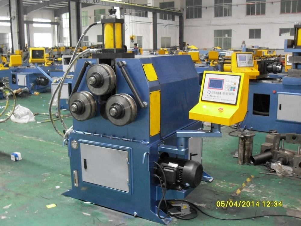 
3 roller 360 degree 1inch stainless steel pipe rolling machine manufacturer in China 