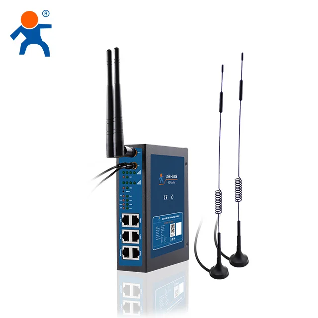 USR-G808 M2M 4G промышленный мульти сим-роутер 2 сим-карты роутер