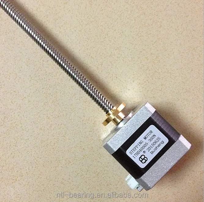 ball screw lead screw with stepper motor for 3d printer 42*42*40 17HD40005-300N