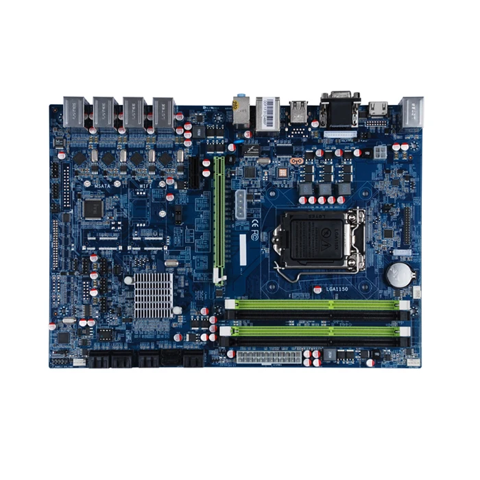 
H87 LGA1150 CCTV DVR ATX industrial motherboard with 24 usb motherboard company manufacturers 