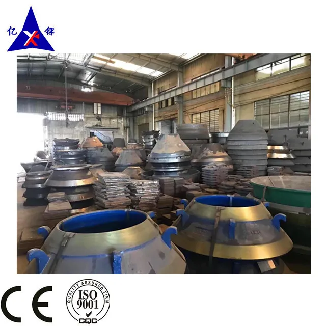 cone crusher  spare wear parts mantle and concave spare parts for Hydraulic Cone Crusher(DY) shanbao DY560 DY675