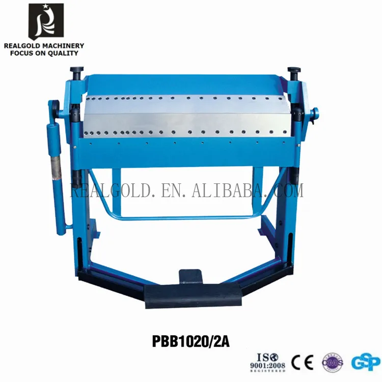 PBB1020/2A Manual sheet metal bending machine, folding machine