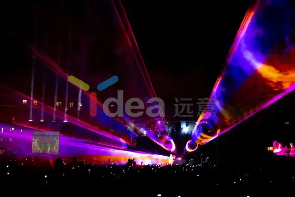 Full color fashion 8W RGB Animation Laser Light for dancing party disco club