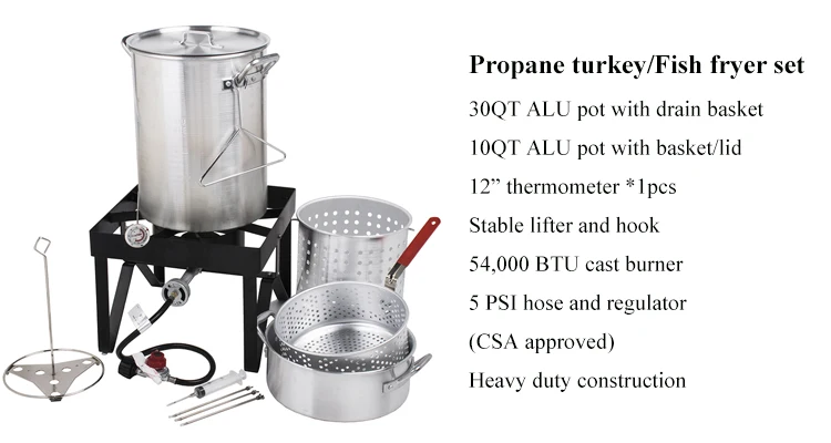 Ningbo Cooking Equipment used gas deep fryer propane  2 basket with temperature control