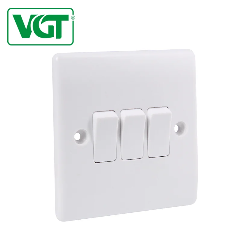 Factory Price Hot Sale in China 3 Gang 1way/2way Light Switch for Smart Home
