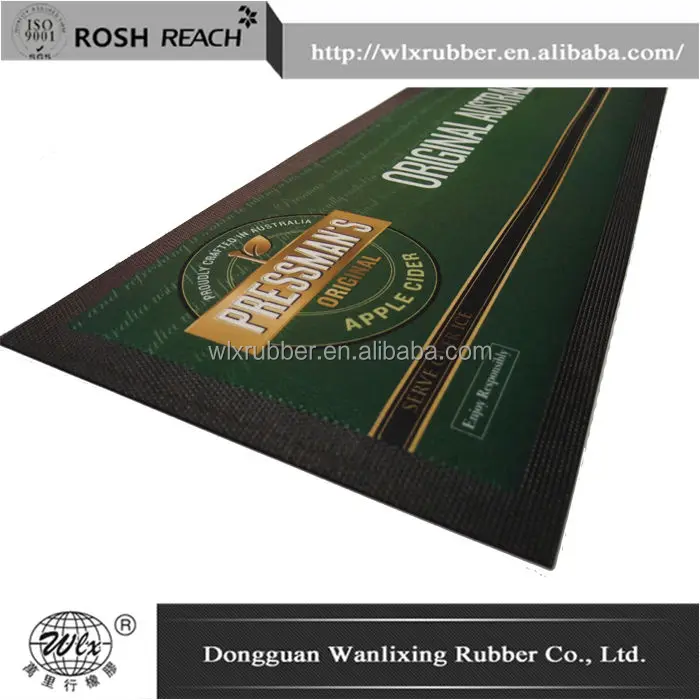Custom bar spill mat/ bar drink mats/ drink bar rail mat