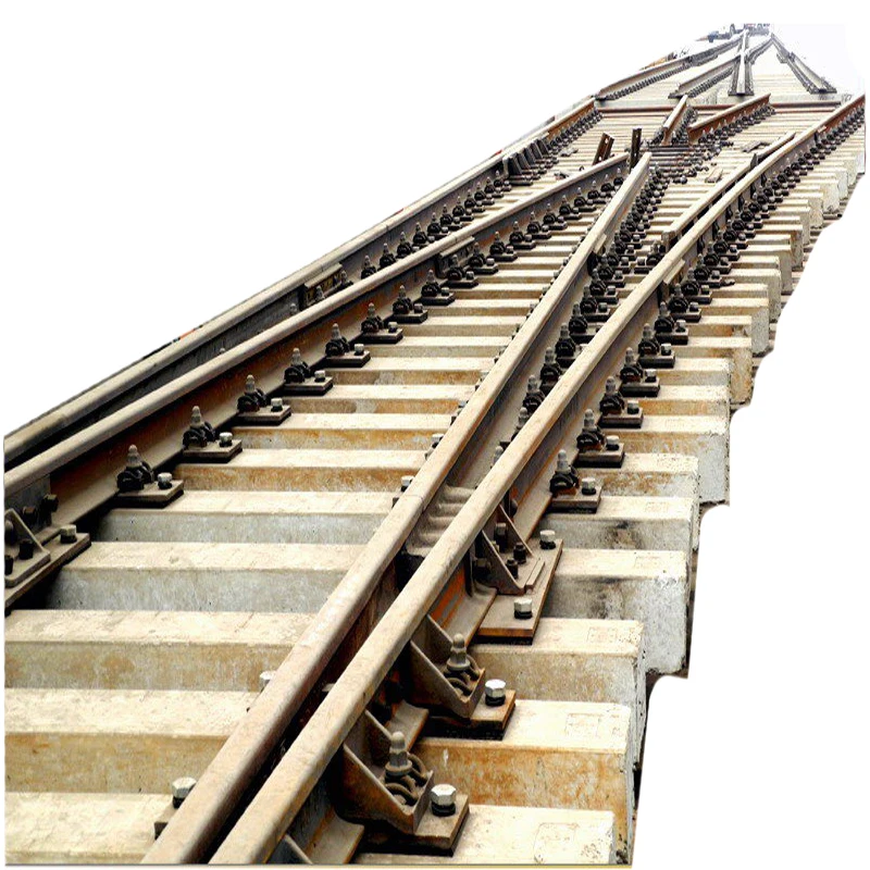 Railroad rail Symmetric switch for subway line