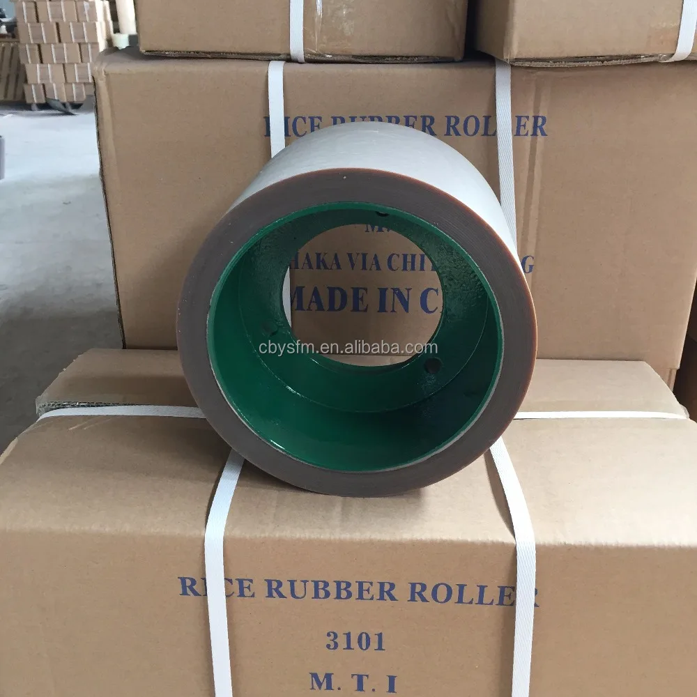 6' brown SBR rice hulling rubber rolls