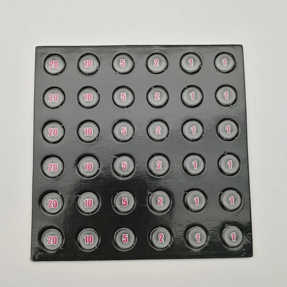 Board Chits Custom Paper Tokens Card Board Chits Die Cut Circle Of Game