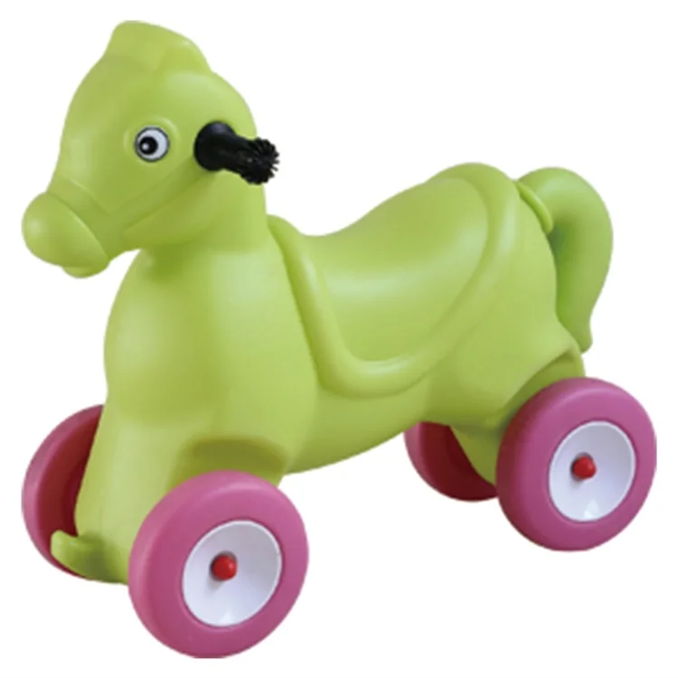 
Qiangchi Hot Selling 4 Wheels Rocking Horse 