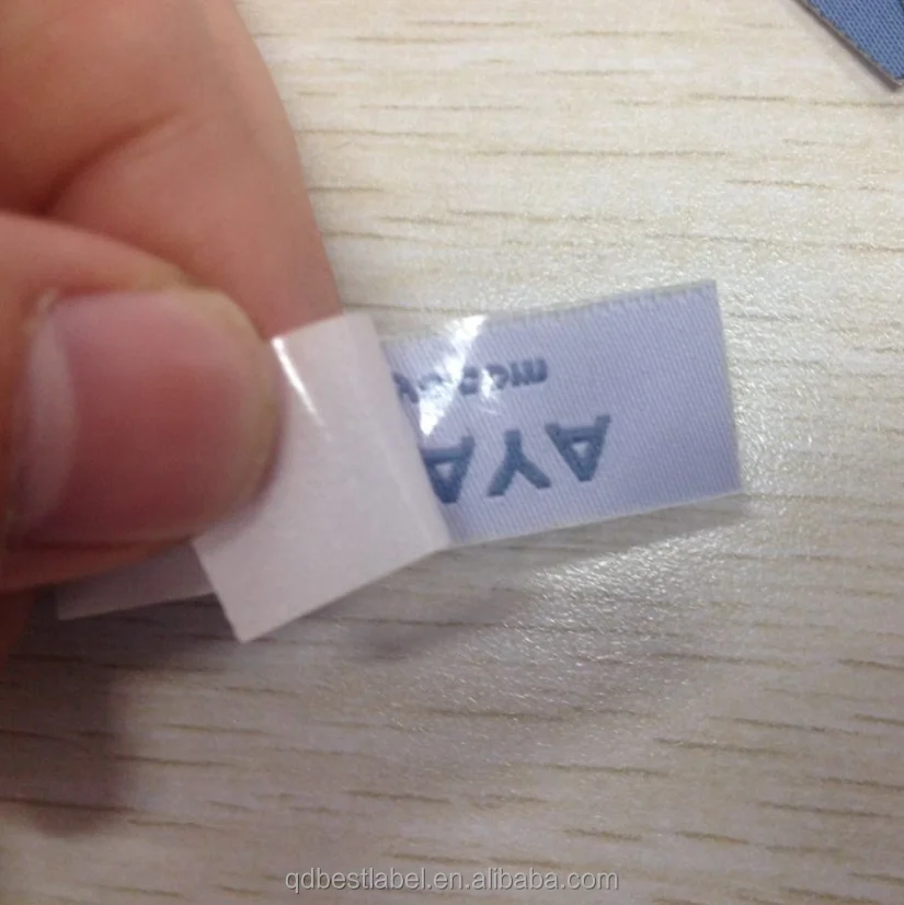 
Factory Price Custom Logo Woven Label With Glue 