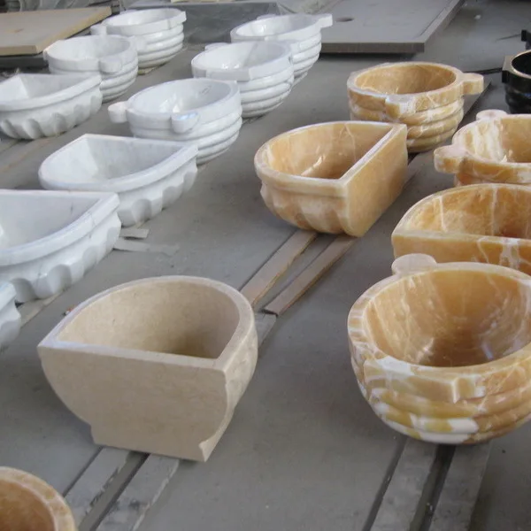 
Marble Sinks for Hammam Project 