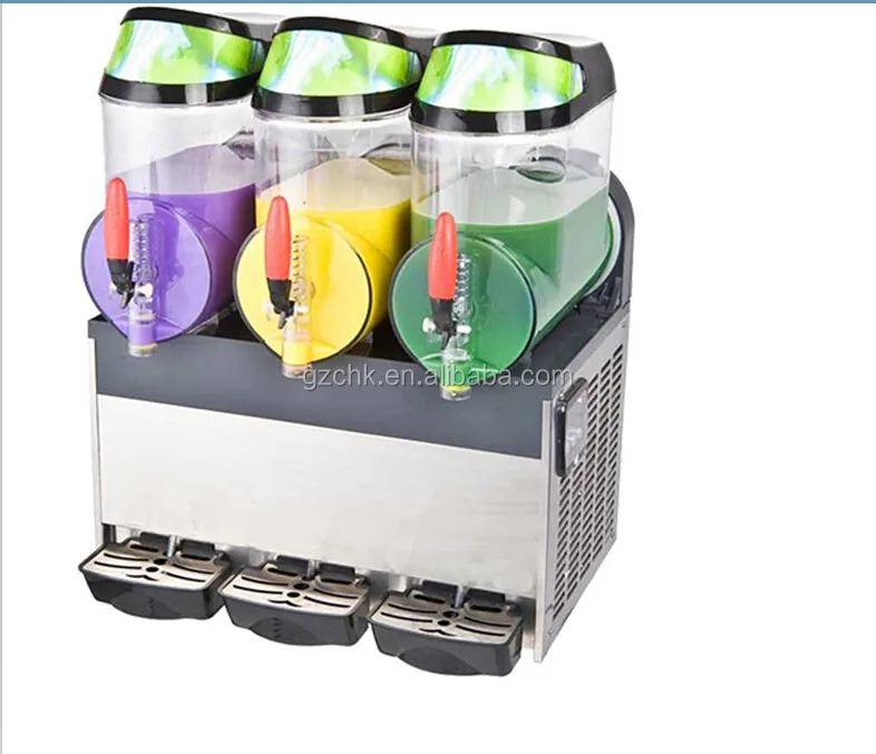 Stainless steel triple bowl cocktail machine/coffee slush machine XRJ10LX3