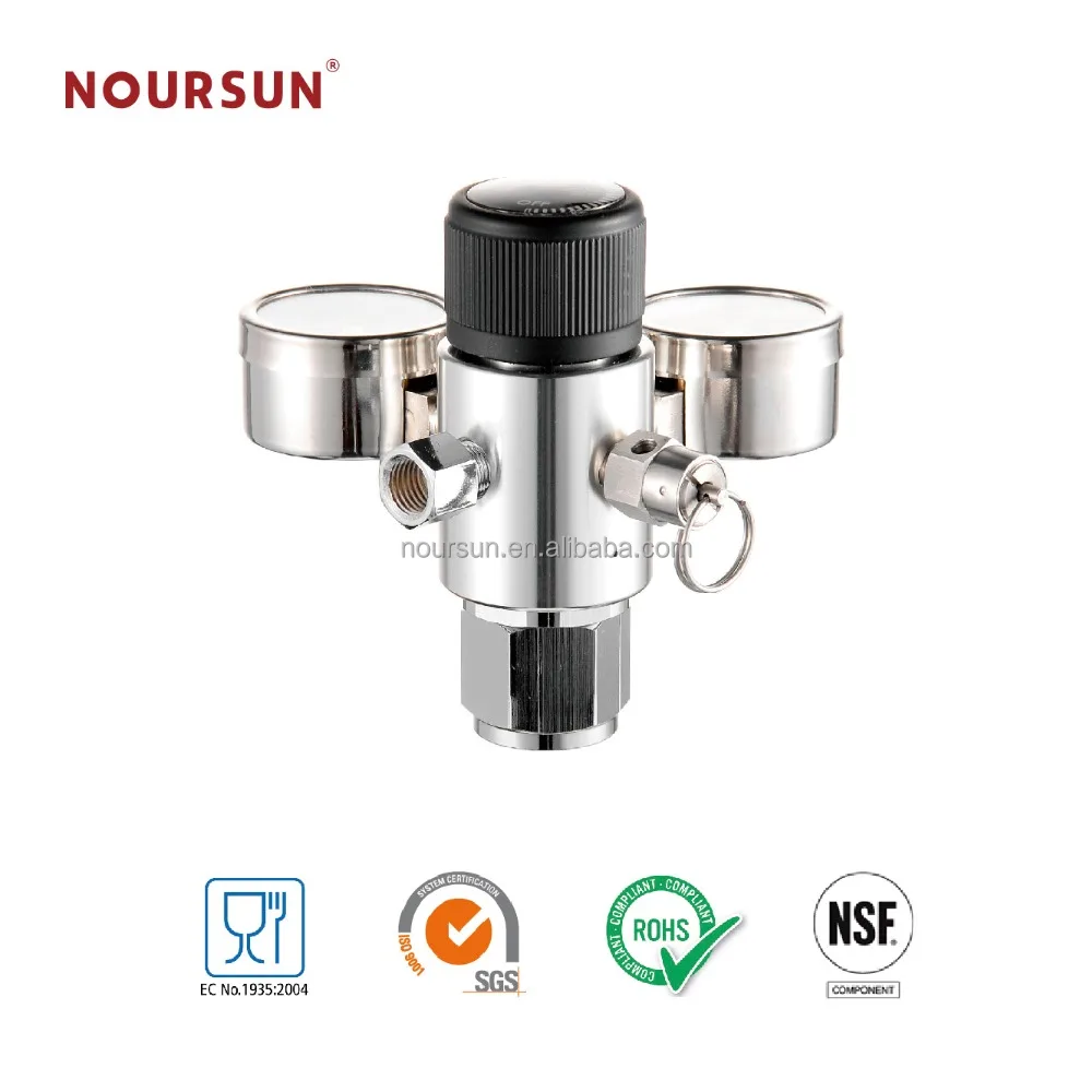 
Professional Compact Dual Gauge CO2 regulator for the Planted Aquariums 