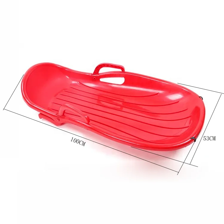 Plastic Snow Skis New Outdoor Funny Thickness Double Persons Custom Kids Adults Eco-friendly PE Plastic Child Ski Board 100