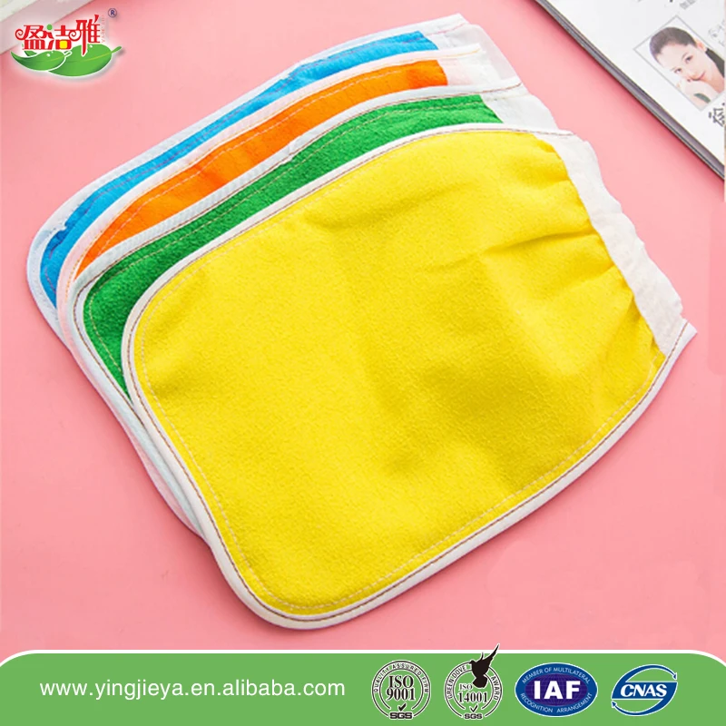 
top level most popular promotional bath body scrubber exfoliating kids bath glove wash mitt 