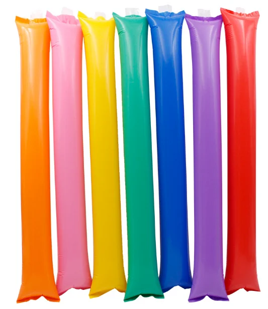 
LOGO Printed Cheap LDPE Inflatable cheering Sticks 