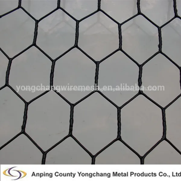 2014 горячей продажи пвх покрытием гексагональной сетки