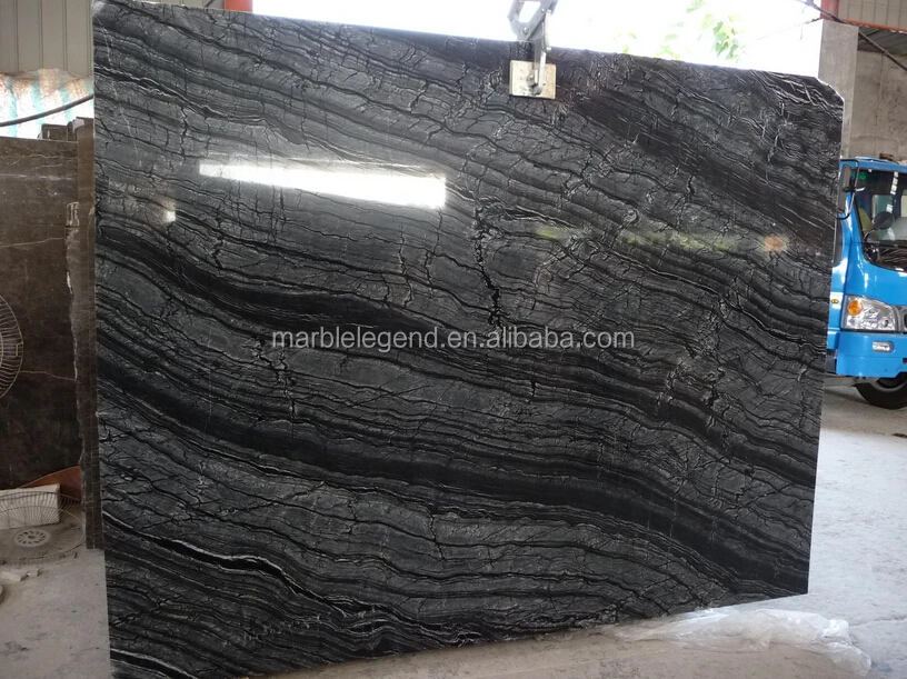 
Chateau & & villa & new house Interior wood fossil marble slabs 