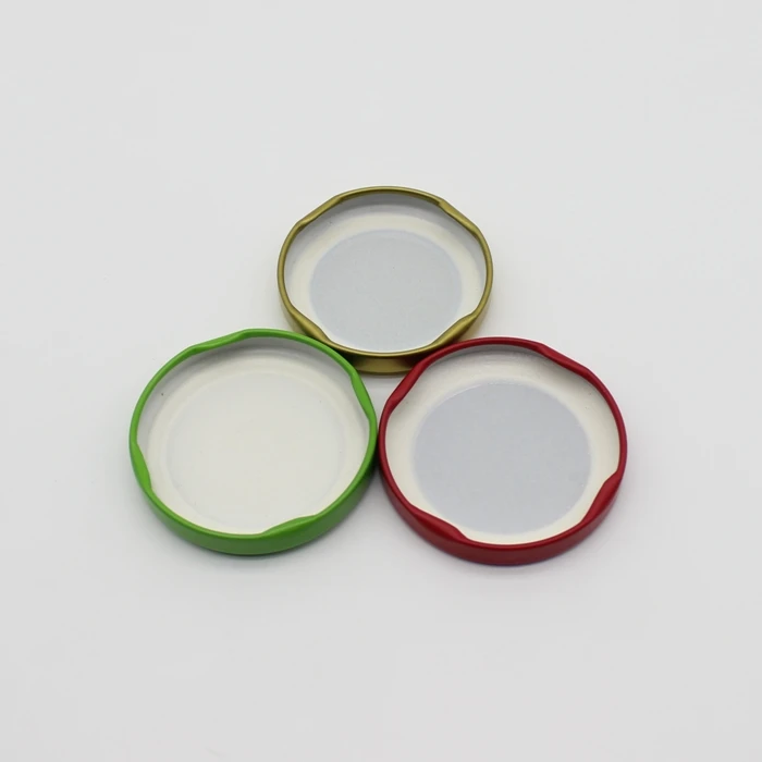 Metal Tinplate Lid Used For Food Screw Glass Jar Bottle