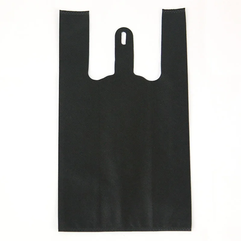 Colorful logo printed non woven t shirt bags image non woven bag for shopping