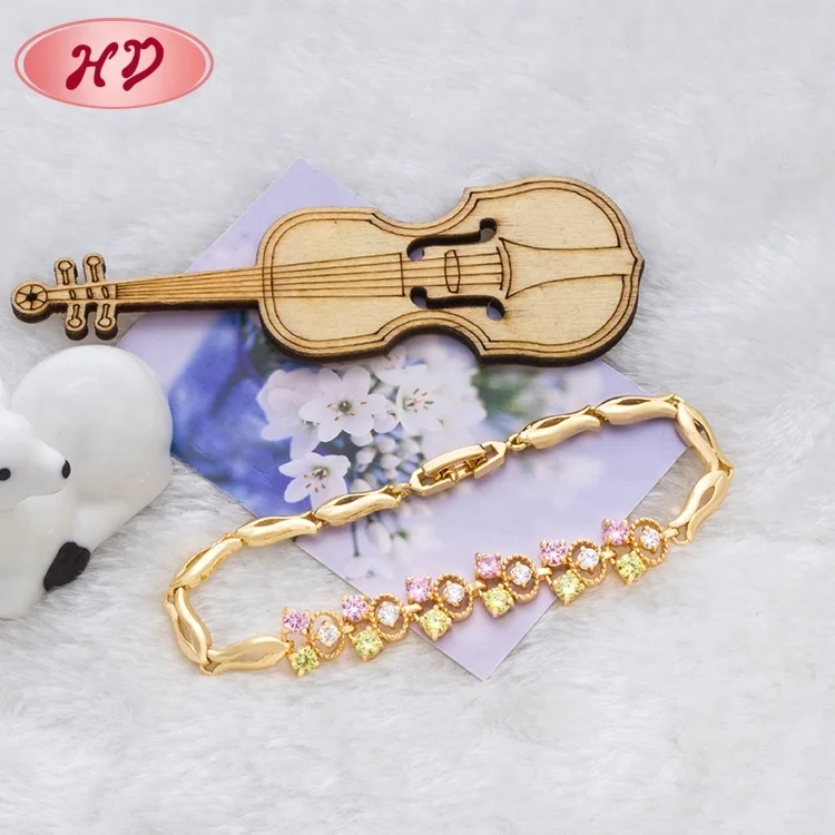 Роскошный Золотой бриллиантовый ювелирный браслет Дубай по заводской