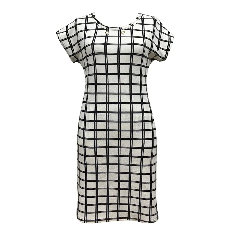 Fashion Sexy old lady cotton skirts women one piece suit ladies trendy dresses wholesale garments hot dress 2021