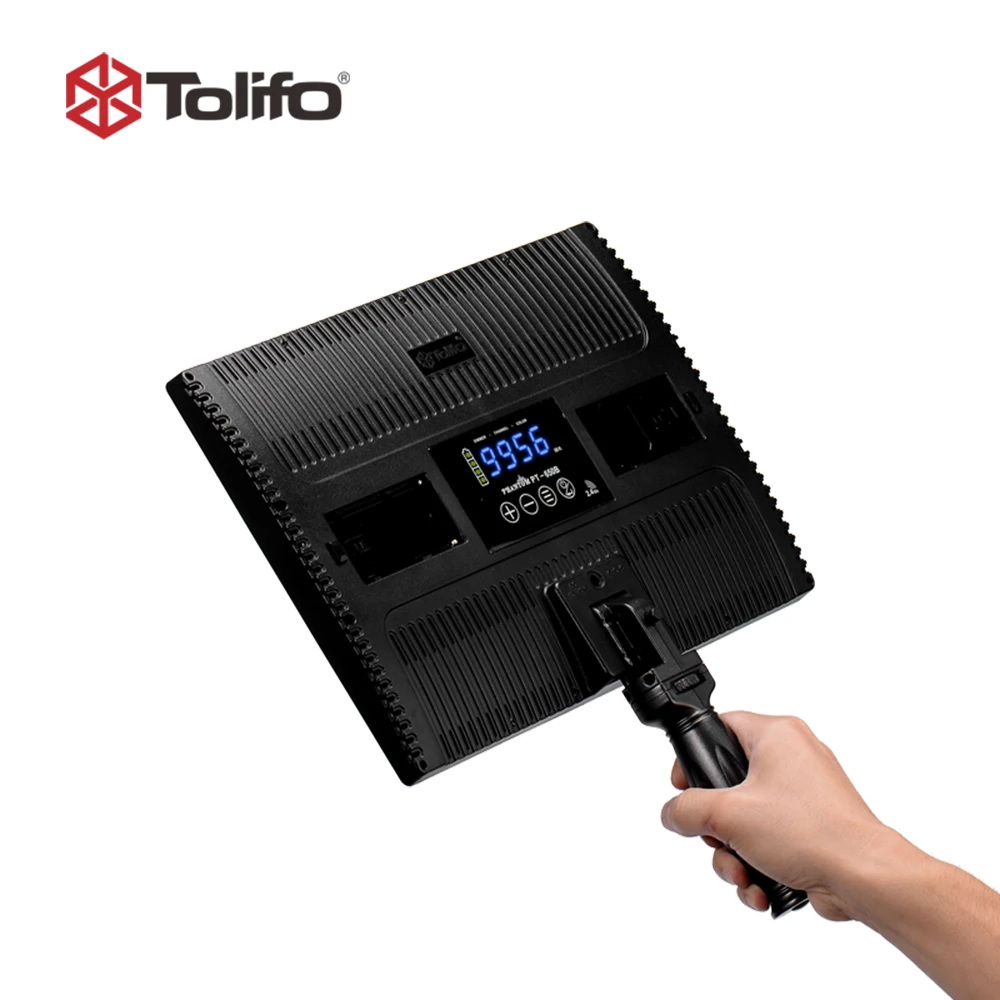 Tolifo PT-650B Ultra Thin 45W Bi-Color Portable Led Panel Photography Light With Remote Control