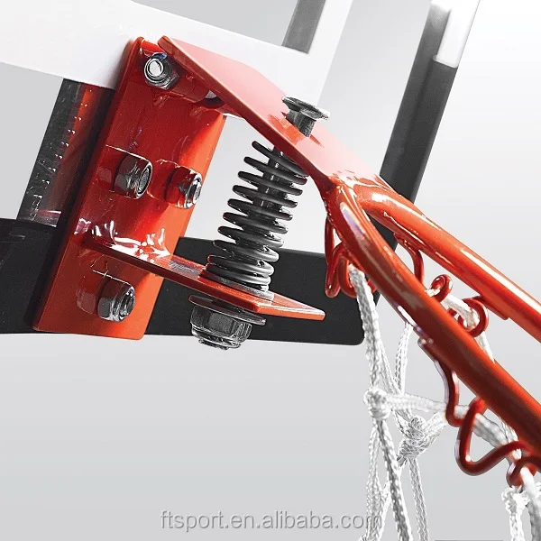 Стальной Регулируемый баскетбольный обруч inground полноразмерный уличный стенд с подкладкой (реальные фотографии)