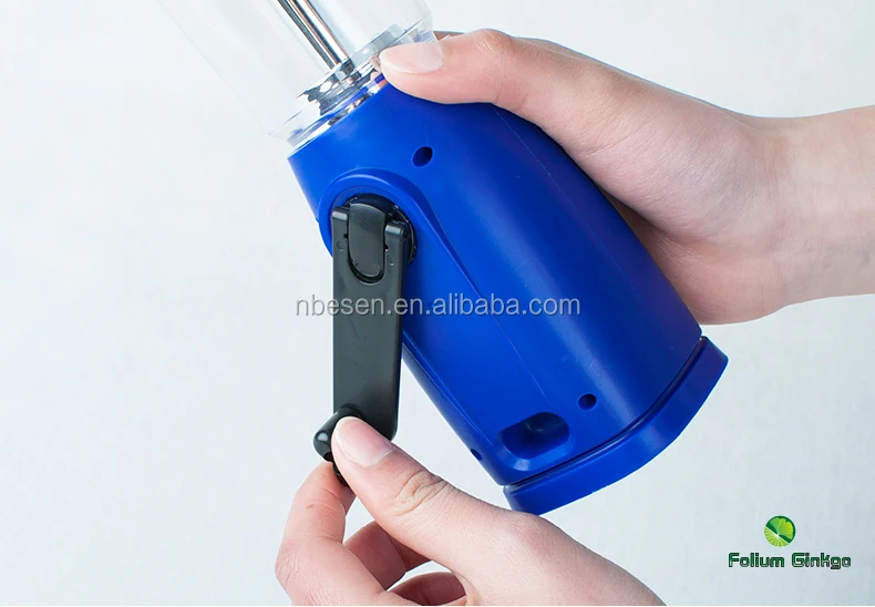 Factory price rechargeable solar led lantern with shake hook